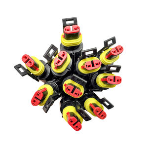 Arnés de conector de cable de manga sellada automotriz de 2 pines Universal OEM ODM Factory TE Superseal de 2 pines a través de cables moldeados - Product Image 6