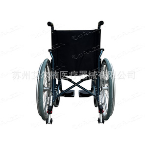 Fauteuil roulant manuel en alliage d'aluminium pliable léger et portable pour les personnes âgées, idéal pour les voyages - Product Image 4
