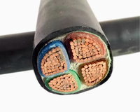 Kabel Listrik Daya Berkualitas Tinggi YJV 0.6/1kv Nyy Tegangan Rendah 3*240mm Konduktor Tembaga Selubung Xlpe Pvc
