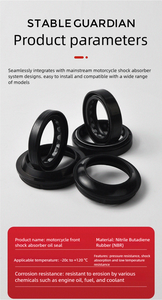 オートバイオイルシール+ダストシール マルゾッキ ショックアブソーバーQJMOTO600/TNT600/ゴールデンホーク502X/ベネリ752S/レオンチーノ500/ドゥカティMTS1200S - Product Image 6