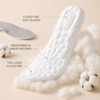 Semelles de sport ultra-douces Cloud Step en nid d'abeille, respirantes, anti-transpiration, légères, amortissantes, 5-12 mm, 3 couleurs, 35-46, OEM