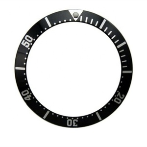 Inserto per lunetta in alluminio personalizzato 38*30.5mm OEM per blu aggraffatrice da 41mm con nastro da 3M - Product Image 2