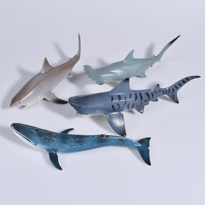 Zhiqu 1/12スケールメガロドンシャークモデル固体プラスチックユニセックスシミュレーション海洋生物海底世界 - Product Image 4