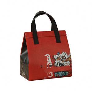 Bolsa Térmica de Polipropileno Laminado No Tejido al por Mayor, Embalaje de Alimentos con Aislamiento Térmico de Papel de Aluminio para Bebidas de Té con Leche - Product Image 3