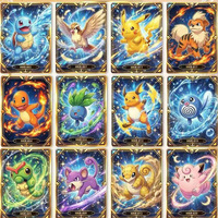 PY Wholesale Pokemoned Metal Cards Booster Boxes Vending Machine 30 Aniversario Binders Display Blind Boxes Board Games