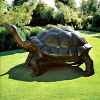 Grande statue de tortue en bronze pour la décoration de la cour