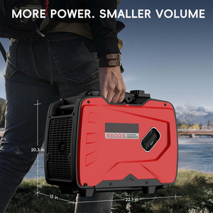 Générateur d'électricité portable à essence ZIAO <span class=keywords><strong>3kW</strong></span> super silencieux pour caravane, maison, secours et camping en plein air - Product Image 3