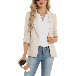 Womens Chiffon Blouse Short Sleeve V Neck Asymmetric Casual Work <b>Top</b> Summer Sheer <b>Layer</b> - Product Image 2