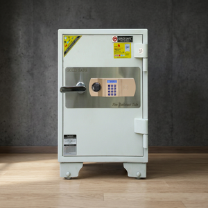 Fireproof Hotel & Home <b>Safes</b> WELKO HS42 CN with <b>Key</b> <b>Lock</b> and Electronic <b>Lock</b> Stainless Steel Construction - Product Image 3