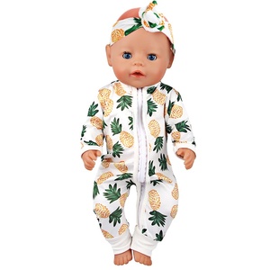 Libertà polpo nuovo a tema ananas accessori giocattolo da te un pezzo pigiama fascia per bambola vestiti per 18 pollici bambole americane - Product Image 1