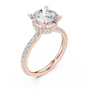 Bague en or avec diamant de laboratoire de luxe pour femmes, en or 10Kt, 14Kt, 18Kt, 22Kt, élégante, bijou de mariage, cadeau - Product Image 2