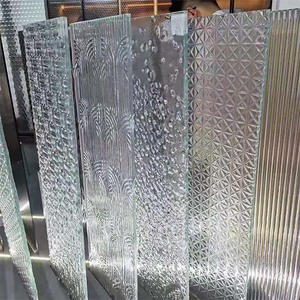 <span class=keywords><strong>Verre</strong></span> fusionné à chaud moulé au four, personnalisé <span class=keywords><strong>en</strong></span> couleur/forme/texturé/motif, pour cloison murale/garde-corps/escaliers/<span class=keywords><strong>sol</strong></span> flottant - Product Image 2