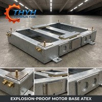 Composant de plaque lourde soudée avec précision, sablé et peint anti-corrosion, acier au carbone Q235 Q345 Q355, certifié ISO 9001, contrôle qualité complet