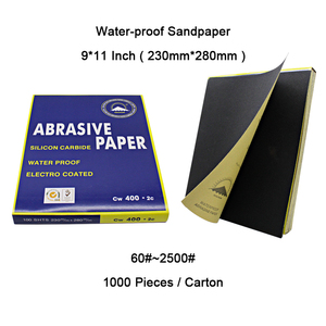 Papier abrasif haute performance 230x280mm pour la réparation automobile, ponçage de peinture, lissage de la peinture d'apprêt et préparation de la carrosserie - Product Image 2