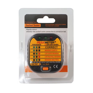 ขายส่ง PM6860ER ขนาดกะทัดรัด <span class=keywords><strong>GFCI</strong></span> ทดสอบซ็อกเก็ต <span class=keywords><strong>Tester</strong></span> ไม่จำเป็นต้องใช้แบตเตอรี่ - Product Image 4