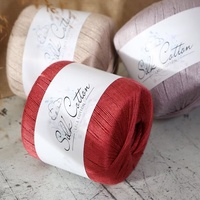Nouveau N°. Robe pull à manches courtes en coton et soie teintée, fil de dentelle 6 fils, doux pour la peau, idéal pour l'été, tricoté à la main au crochet