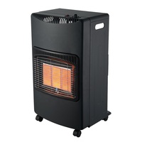 Calentador de Gas de Calentamiento Rápido de 4.2kW, Portátil, con Ruedas, Independiente, Calentador Infrarrojo de GLP para Sala de Estar, Dormitorio, Oficina Pequeña, Tienda