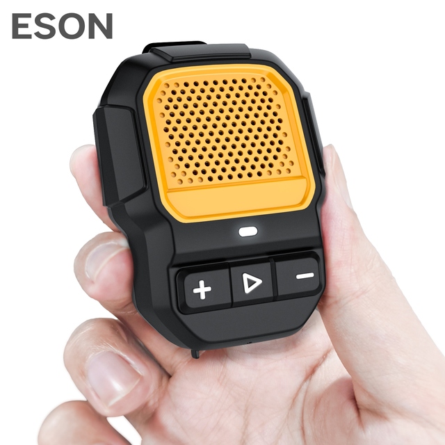 ESON Portable Mini Wireless Speaker Clip Hand-Free Call Device Waterproof for Cycling Running Travel