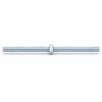 Tige filetée zinguée de grade 4.8 DIN975, tige entièrement filetée en acier au carbone M6-M48 M10, barre de goujons électrogalvanisée pour usage général
