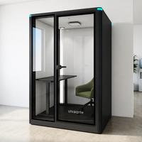 UNIBOOTH - Cabine de bureau acoustique ignifuge de classe A certifiée Intertek et SGS, conforme à la norme ASTM-E84, conception modulaire professionnelle