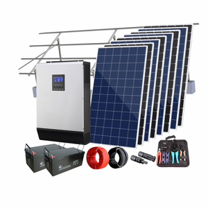Système d'énergie solaire hybride, 5 kw, 5 kw, hybride, hors réseau, pour domicile - Product Image 1