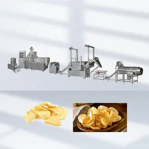 Stainless Steel Potato Processing Plant Frozen French Fries Production Line Frozen Potato Chips Machine