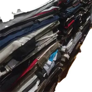 Textile stock lot kg fabric bales 100% cotton cut piece fabric clothing fabric