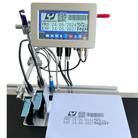 YAOMATEC 7 pouces 12.7mm 2 têtes date d'expiration automatique numéro de lot codage Logo imprimante à jet d'encre industrielle en ligne continue