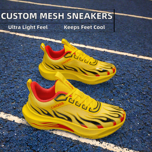 Zapatillas Deportivas de Malla para Hombre, Transpirables, Ligeras, con Cordones, para Caminar y Correr, Primavera, Verano, Otoño, Invierno, EVA, al por Mayor - Product Image 2