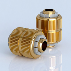 Connecteur de réparation de tuyau d'eau en laiton Guoma Ruixiang 1/2 pouce pour raccord de tuyau - Product Image 1