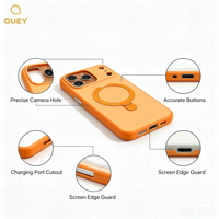 Nouvelle coque de téléphone magnétique de luxe Li Huang 2-en-1, découpes précises, 6 couleurs, PC+TPU, antichoc, pour 17 Pro Max, vente en gros
