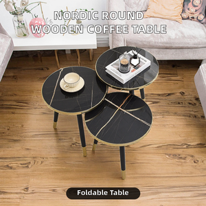 Nordic Modern Wooden Durable Multifunction Eco-Friendly Coffee Tea <b>Table</b> for Dining <b>Bedside</b> Living Room Living Room Furniture - Product Image 2