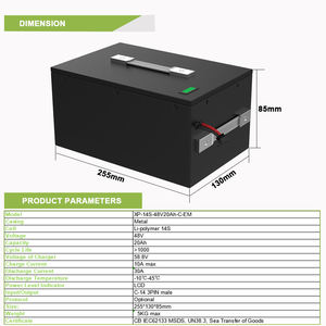 Akku 48v 50ah锂离子电动摩托车电池电动自行车电动滑板车 - Product Image 2