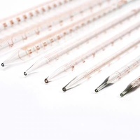 Tube ESR médical en verre de 300 mm à prix d'usine, tube pipette ESR jetable pour tests sanguins en laboratoire, consommables de laboratoire