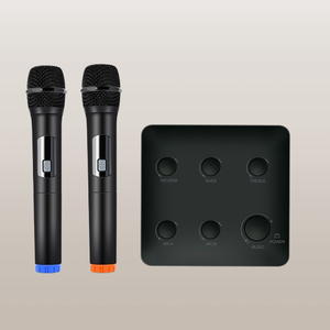 Sistema <span class=keywords><strong>de</strong></span> Micrófono Inalámbrico Dinámico UHF <span class=keywords><strong>de</strong></span> 16 Canales con Mezclador <span class=keywords><strong>de</strong></span> Karaoke, Reproductor <span class=keywords><strong>de</strong></span> Blu-Ray HDTV, Receptor <span class=keywords><strong>para</strong></span> Portátil y iPad (Alcance <span class=keywords><strong>de</strong></span> 30 Metros) - Product Image 3