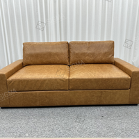 Sigma Luxus Wohnzimmer möbel High End Echt leder Doppels itz Sofa