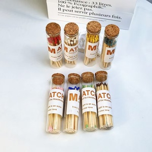 Fiammiferi profumati per <span class=keywords><strong>coppe</strong></span> di candela con fiammiferi allungati bottiglia di 7.5cm Vintage abbinamenti creativi in barattolo di vetro bottiglia di aromaterapia partita - Product Image 2