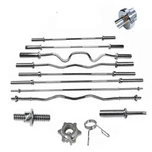 <span class=keywords><strong>Barre</strong></span> d'haltères olymp de gym stockée de haute qualité <span class=keywords><strong>ez</strong></span> curl <span class=keywords><strong>barre</strong></span> d'haltères <span class=keywords><strong>barre</strong></span> d'haltères incurvée de levage de poids - Product Image 1