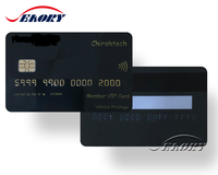 Çift arabirim İletişim temassız banka kartı akıllı kart sertifikalı EMV çip ödeme kartı