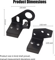 Kit de bras de frein de dérive (noir/doré) pour tondeuses à gazon MTD/Cub Cadet/Craftsman - Remplace 753-09904A 983-05182A 683-05095 Fabriqué en Chine