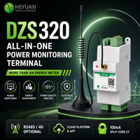 Medidor eléctrico Digital Heyuan RS485, medidor de calidad de Energía Remoto inverso, medición de cable eléctrico para electricidad trifásica