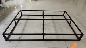 Materasso fondazione forte supporto camera da letto mobili in metallo telaio del letto con doghe in legno Full Queen <span class=keywords><strong>Size</strong></span> Base del letto - Product Image 6