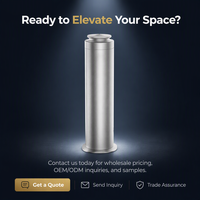 Diffuseur de parfum de bureau en métal pour hôtel, 100 ml, télécommande, minuterie 8H, anti-séchage, 4000 mAh, 150-300 m³, prise US EU UK, OEM, noir, argent