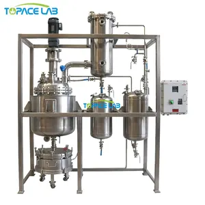 Topacelab 50l 100l 200l 300l 500l Multifunctional Stainless Steel Reactor Vacuum Reactor Extraction Jacketed Reactor