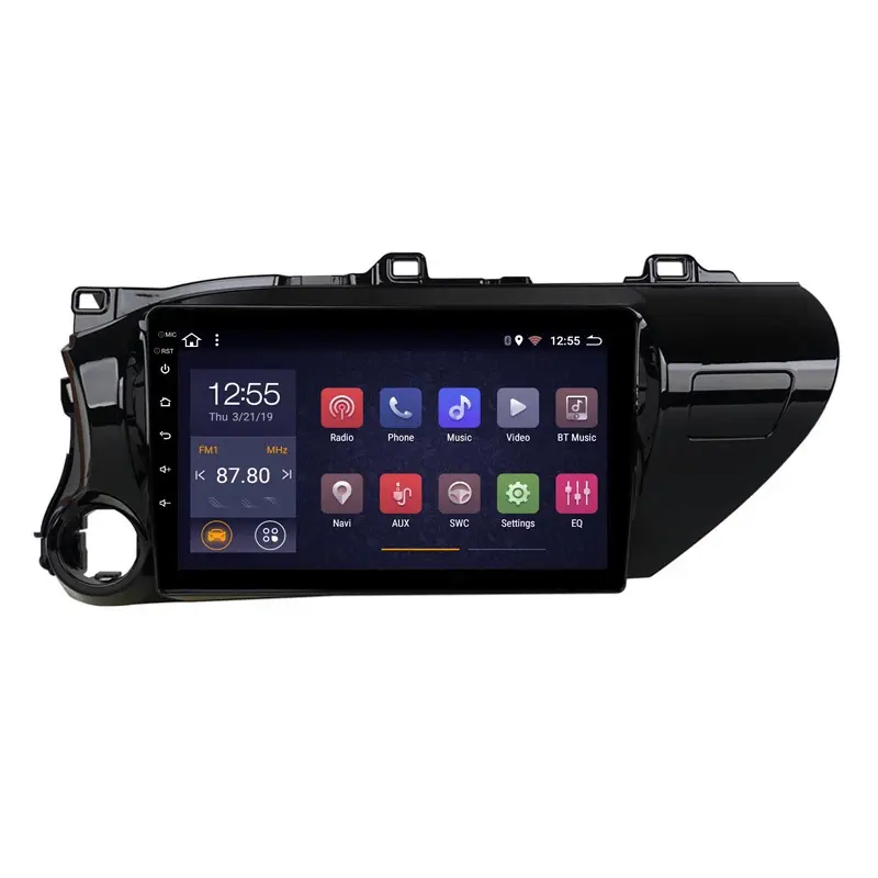 Wanqi 10 Inch 4/8 Cores Android 9 Auto Dvd Multimedia Speler Radio Video Stereo <span class=keywords><strong>Gps</strong></span> Navi Audio Systeem Voor Toyota <span class=keywords><strong>hilux</strong></span> 2016-2018