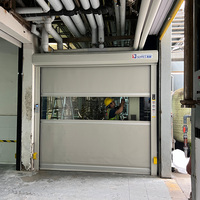 Porte rapide automatique à enroulement rapide avec isolation phonique de 60 dB et contrôle de la poussière pour atelier de fabrication