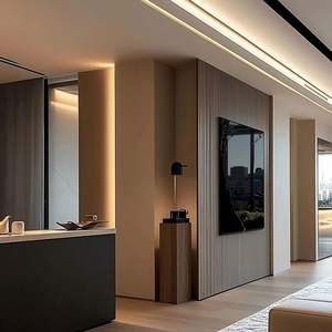 Panneau mural de décoration intérieure de style moderne, conception personnalisée, directement du fabricant, pour salon, meubles, villa personnalisée, utilisation hôtelière - Product Image 2