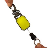 Porte-clés rétractable anti-perte robuste à rétraction automatique, accessoires de maintien d'équipement extensibles, boucle personnalisable avec logo disponible