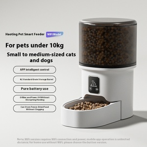 Automatische voerbak voor huisdieren Grote capaciteit Intelligente solide timing Kwantitatieve kunststof Batterij-aangedreven kattenhondenvoerbak Afstandsbediening - Product Image 6