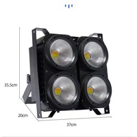 Prix bas LED 100W COB bicolore * 4 feux clignotants à quatre yeux fête Rgbw Disco éclairage Led Par lumière de scène